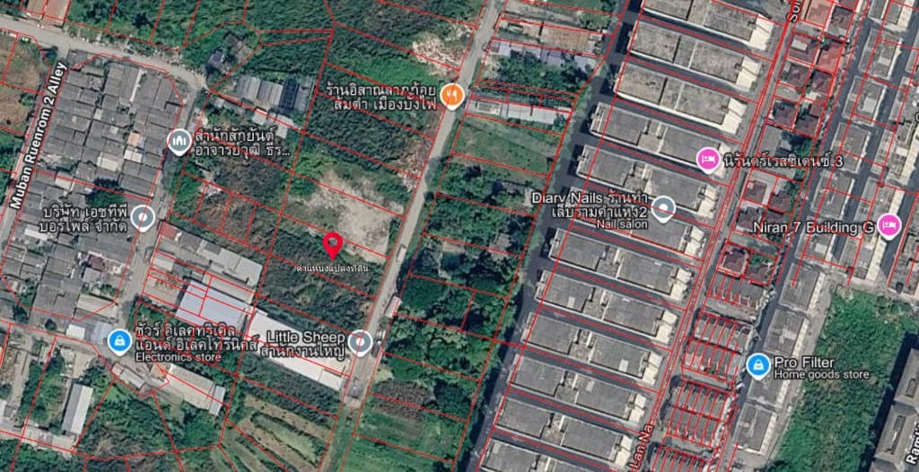 ขาย ที่ดิน บางนา 385 ตร.ว. ราคาพิเศษ 35,000.-/ตร.ว. ผังสีเหลือง ใกล้เมกาบางนา-ม.ราม 2 เหมาะสร้างบ้าน